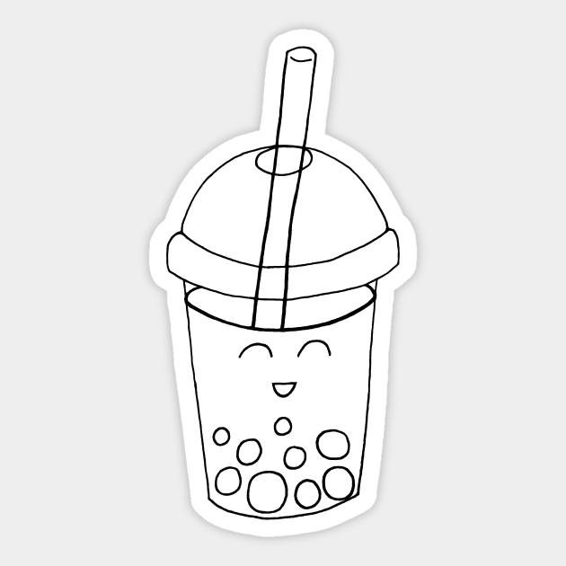 Bubble Tea - Bubble Tea - Sticker | TeePublic UK